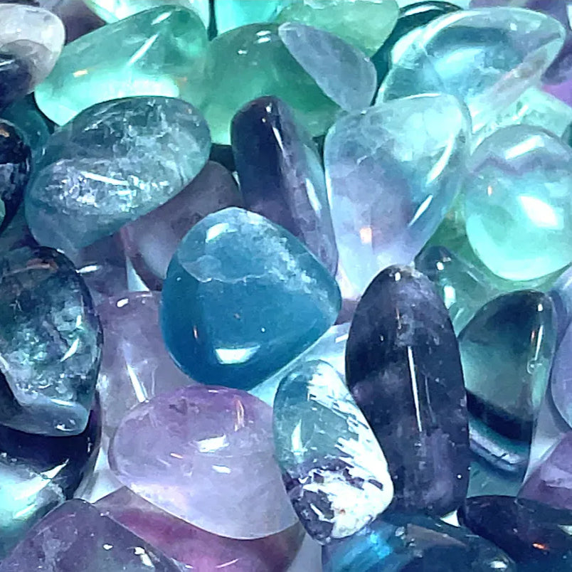 Rainbow Fluorite (Tumbled)